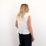 ONLHENNY SL FRILL BUTTON TOP NOOS