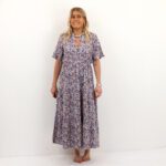 VMEASY JOY SS VNECK 7/8 DRESS