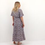 VMEASY JOY SS VNECK 7/8 DRESS