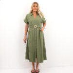 ONLJAKIRI LINEN SS MIDI DRESS
