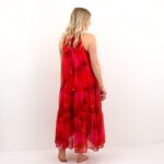 VICHIFINA SL HALTERNECK LONG DRESS