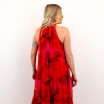 VICHIFINA SL HALTERNECK LONG DRESS