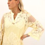 VMMAYA LACE 7/8 VNECK DRESS