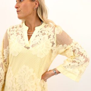 VMMAYA LACE 7/8 VNECK DRESS