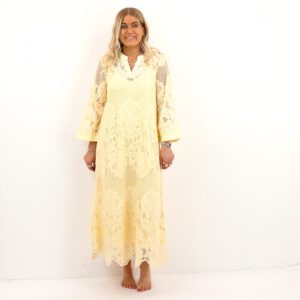 VMMAYA LACE 7/8 VNECK DRESS