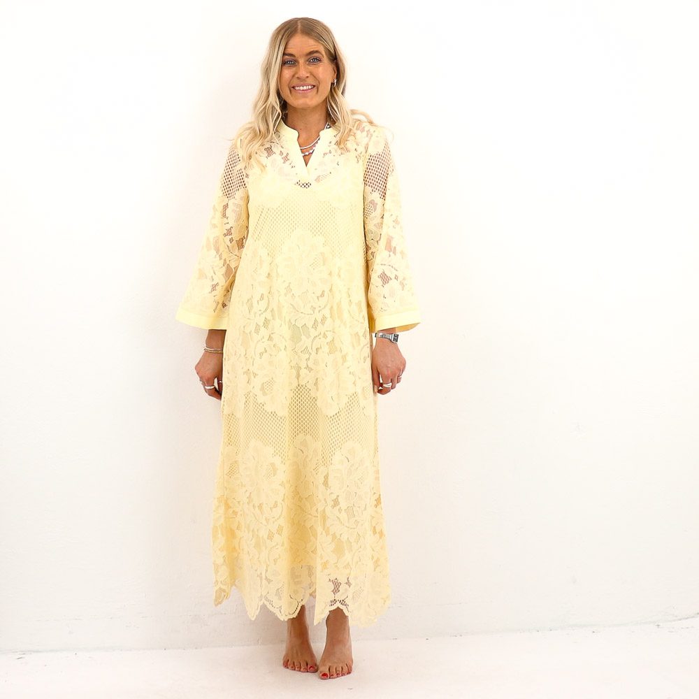 VMMAYA LACE 7/8 VNECK DRESS