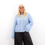 VMSVEA THEA LS ONECK CABLE CARDIGAN