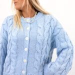 VMSVEA THEA LS ONECK CABLE CARDIGAN