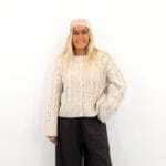 VMSVEA THEA LS ONECK CABLE CARDIGAN