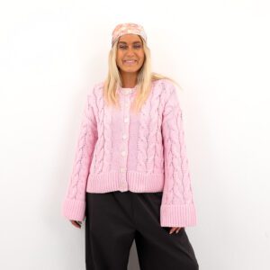VMSVEA THEA LS ONECK CABLE CARDIGAN