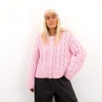 VMSVEA THEA LS ONECK CABLE CARDIGAN