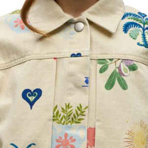 OBJALLY LS LO PRINTED JACKET