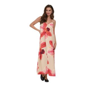 ONLRESI-ELANOR STRAP BIG FLOWER DRESS