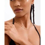 MAJA CRYSTAL MULTI DROPS NECKLACE