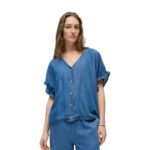 OBJFRAME 2/4 V-NECK TOP