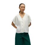 OBJFRAME 2/4 V-NECK TOP