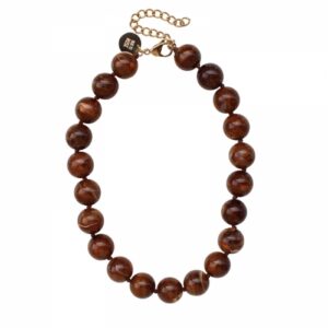 VELVET RESIN NECKLACE