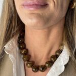 VELVET RESIN NECKLACE
