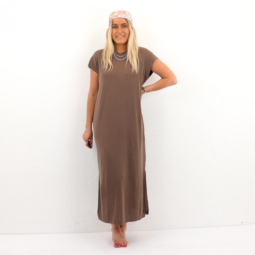 PCANORA SS O-NECK LENA DRESS