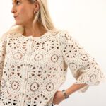 JDYEMMELIE 2/4 CROCHET CARDIGAN