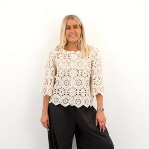 JDYEMMELIE 2/4 CROCHET CARDIGAN