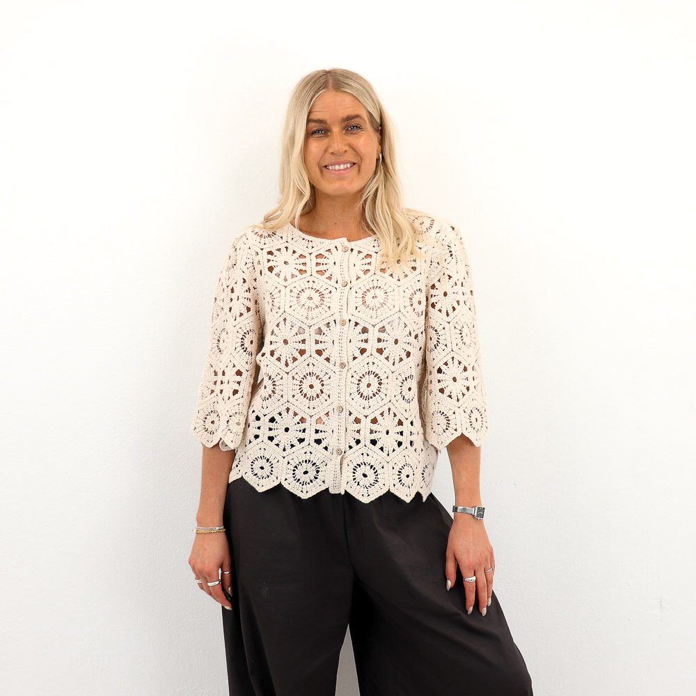 JDYEMMELIE 2/4 CROCHET CARDIGAN