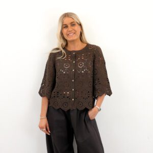 JDYEMMELIE 2/4 CROCHET CARDIGAN