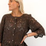 JDYEMMELIE 2/4 CROCHET CARDIGAN