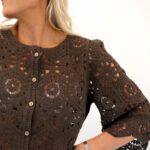 JDYEMMELIE 2/4 CROCHET CARDIGAN