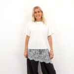 PCMAVE SS LACE SHIRT