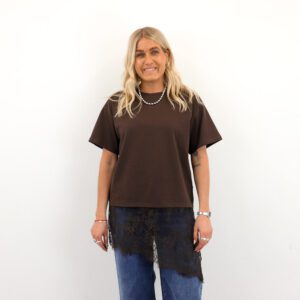 PCMAVE SS LACE SHIRT