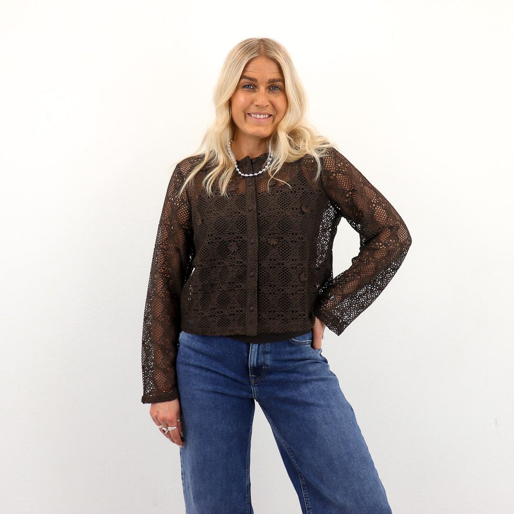 JDKASSANDRA LIFE L/S LACE CARDIGAN