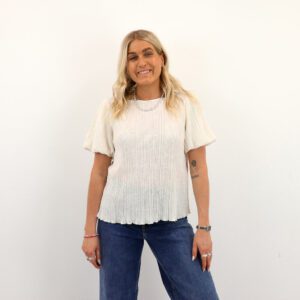 VMLEIKA SS BOATNECK TOP