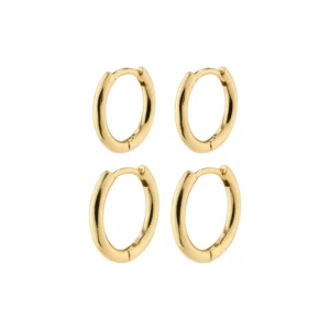 LEAF 2-IN-1 SET HUGGIE HOOPS