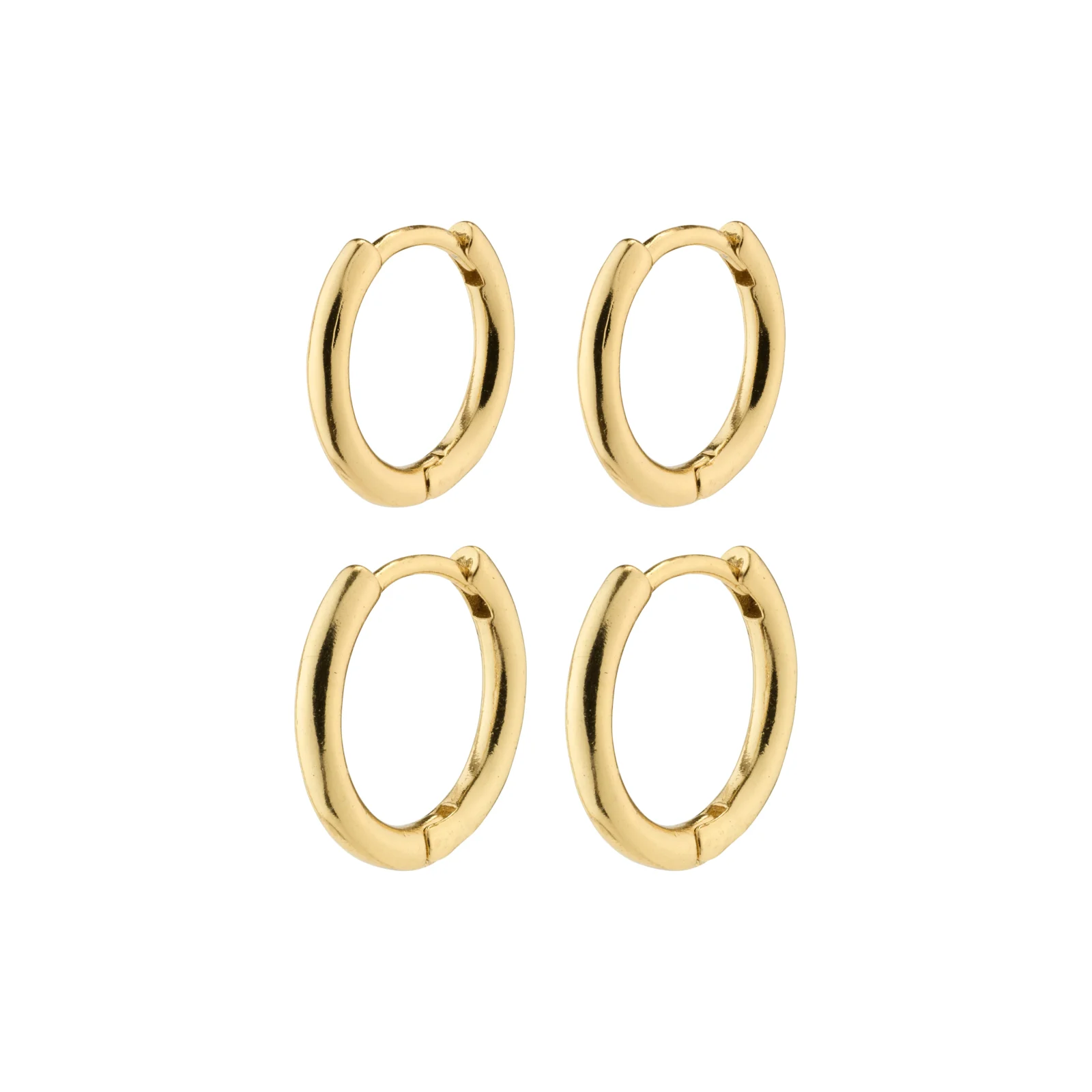LEAF 2-IN-1 SET HUGGIE HOOPS