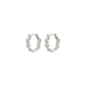 SOLIDARITY SMALL BUBBELS HOOP EARRINGS
