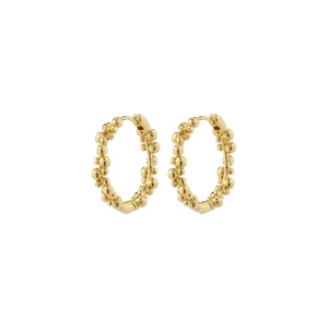 SOLIDARITY MEDIUM BUBBELS HOOP EARRINGS