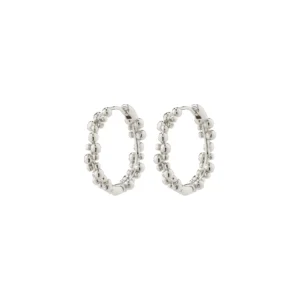 SOLIDARITY MEDIUM BUBBELS HOOP EARRINGS