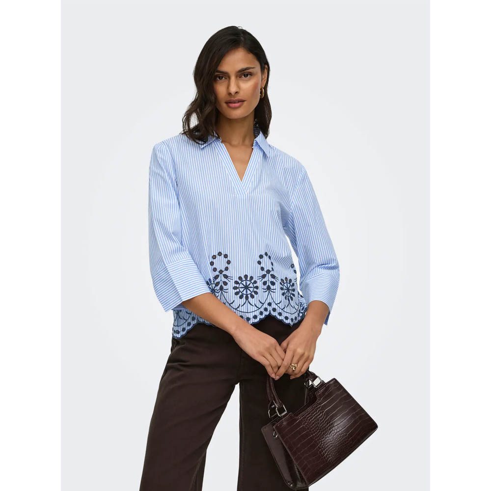 JDYBILLE L/S EMBROIDERY TOP