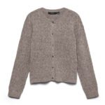 VMDOFFY STITCH LS O-NECK CARDIGAN