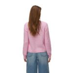 VMDOFFY STITCH LS O-NECK CARDIGAN