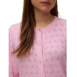 VMDOFFY STITCH LS O-NECK CARDIGAN