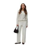 VMDOFFY STITCH LS O-NECK CARDIGAN