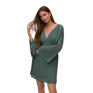 VMDORA LS SHORT PLISSE DRESS