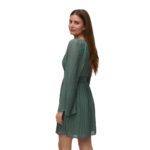 VMDORA LS SHORT PLISSE DRESS