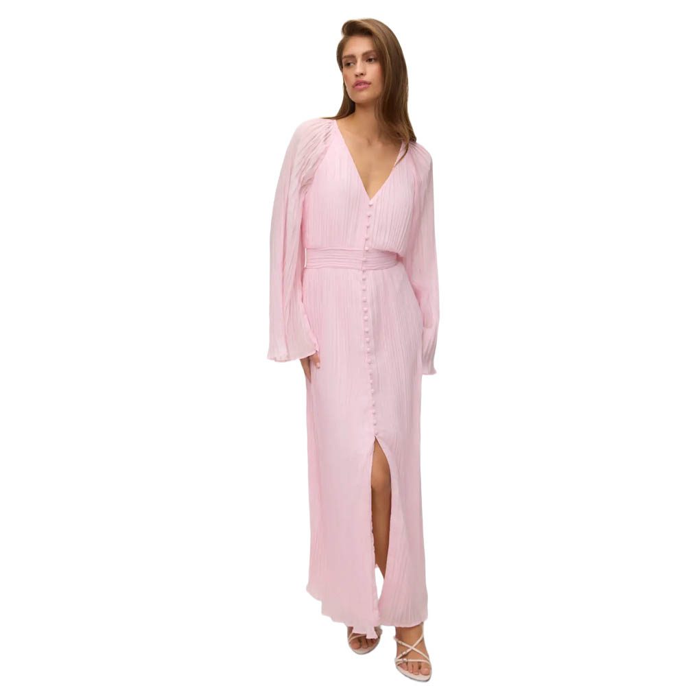 VMDORA LS MAXI PLISSE DRESS