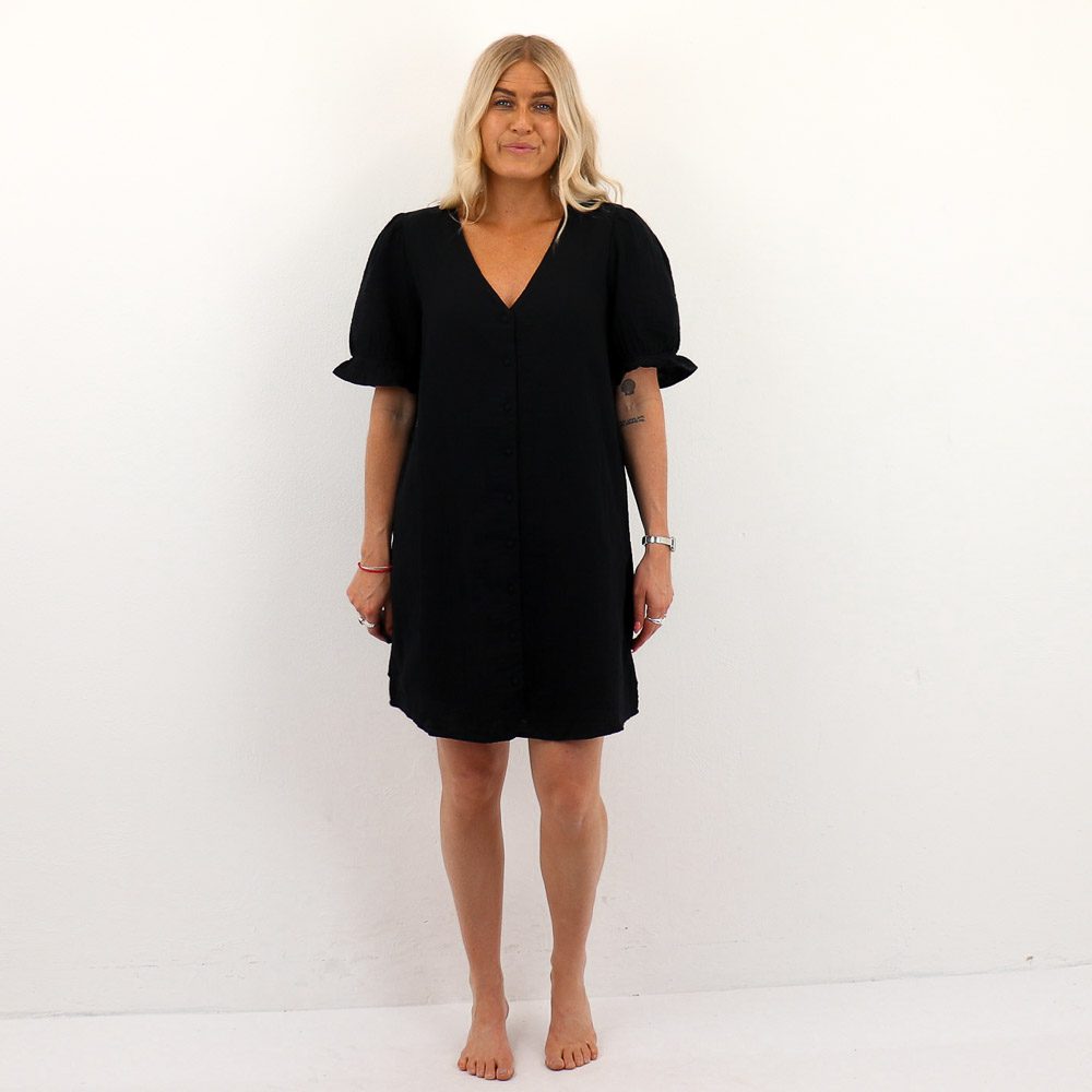PCSASTINA SS ELASTIC CUFF DRESS