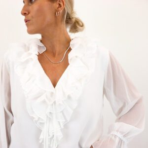 VMJESSY LS RUFFLE TOP