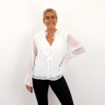 VMJESSY LS RUFFLE TOP