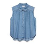VMINES SL DENIM TOP